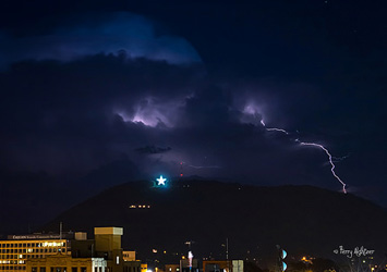 Summer Light Show Roanoke Star By Terry Aldhizer